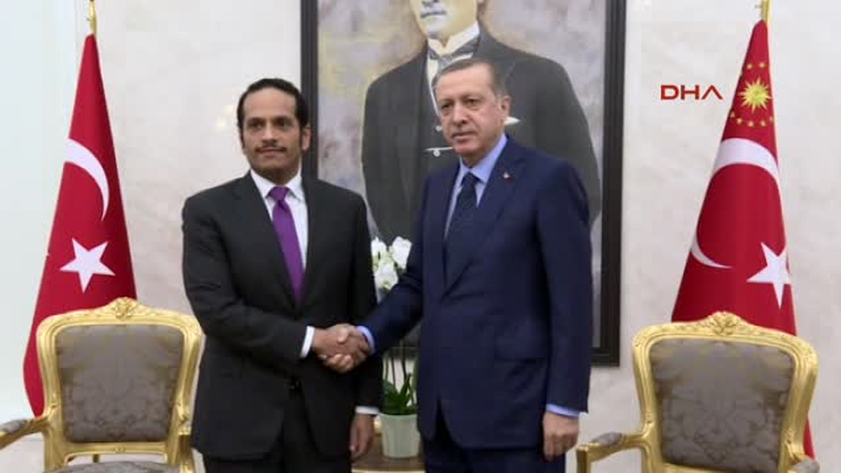 Cumhurbaşkanı Erdoğan, Katar Dışişlerı Bakanı\'nı Kabul Etti
