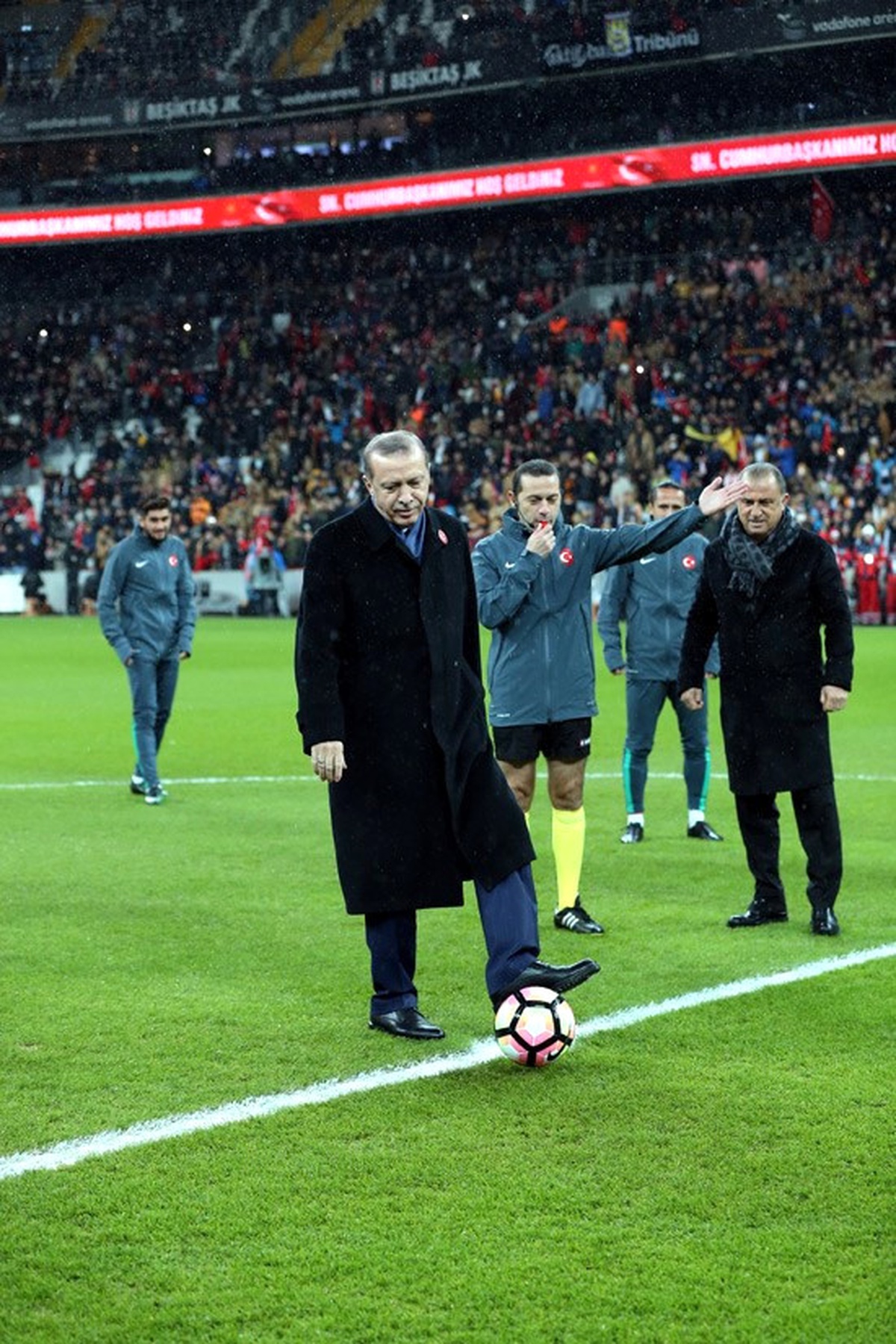 Cumhurbaşkanı Erdoğan Vodafone Arena\'ya Geldi
