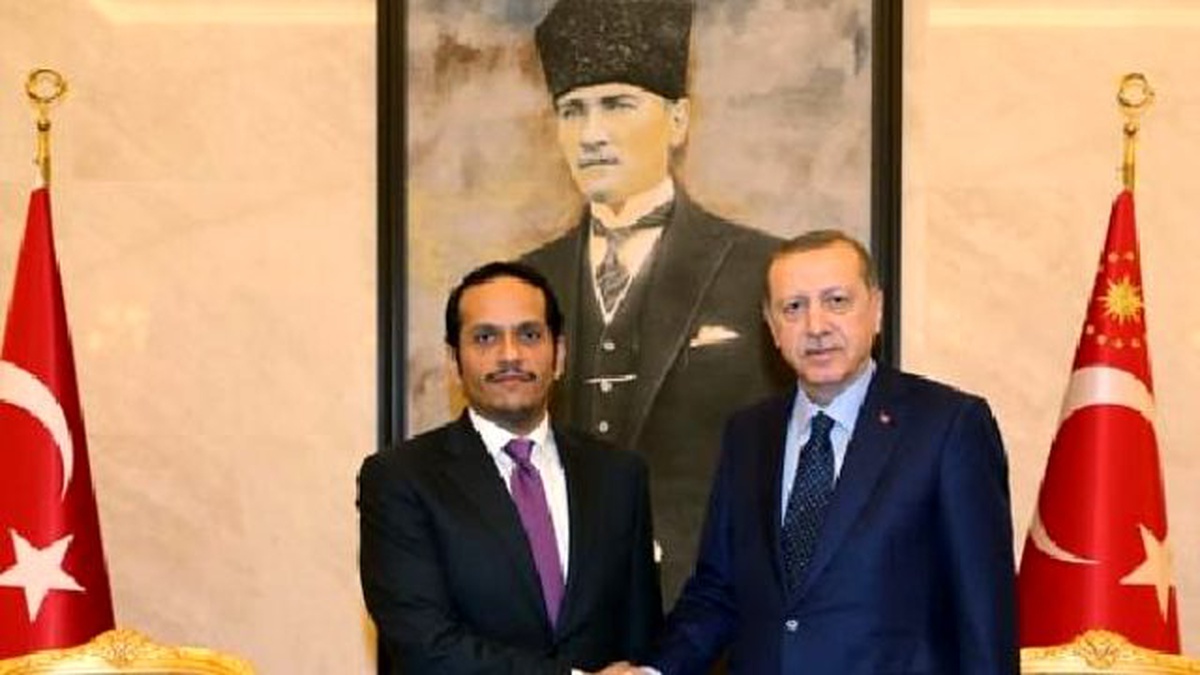Dha Ankara- Cumhurbaşkanı Erdoğan, Katar Dışişleri Bakanı\'nı Kabul Etti