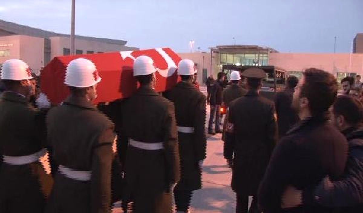 El Bab Şehidi Elazığ\'a Getirildi