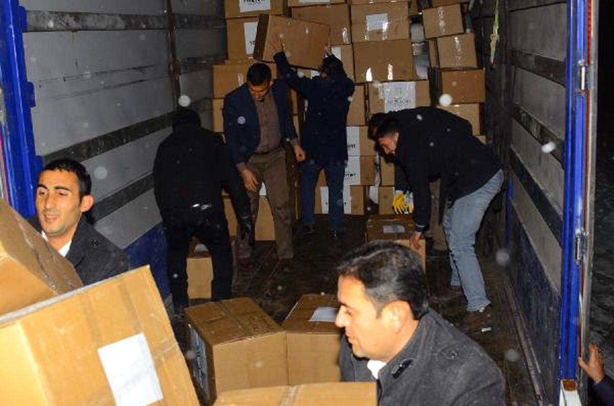 Malatya\'dan Halep\'e Bir Tır Dolusu Yardım