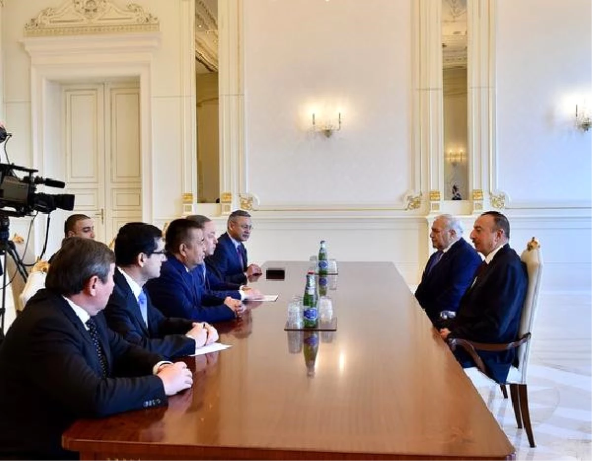 TBMM Başkanı Kahraman Cumhurbaşkanı Aliyev Tarafından Kabul Edildi