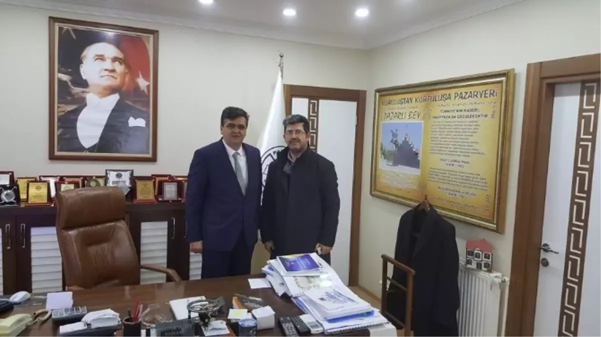 Bilecik Sakarya Gazetesi\'nden Başkan Yalçın\'dan Ziyaret