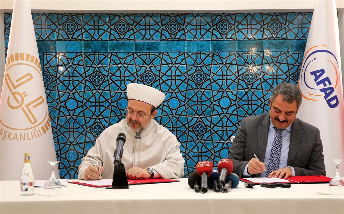 Diyanet İşleri Başkanlığı-Afad İşbirliği Protokolü