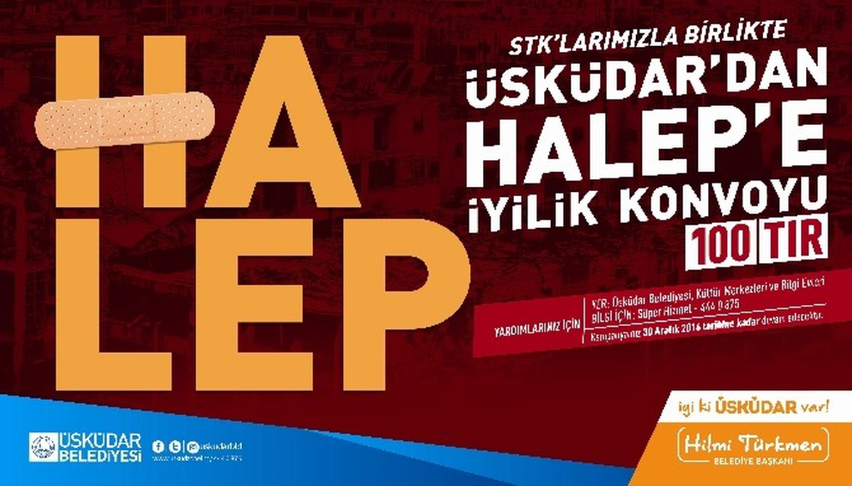 Harem\'den Halep\'e İnsani Yardım Seferberliği