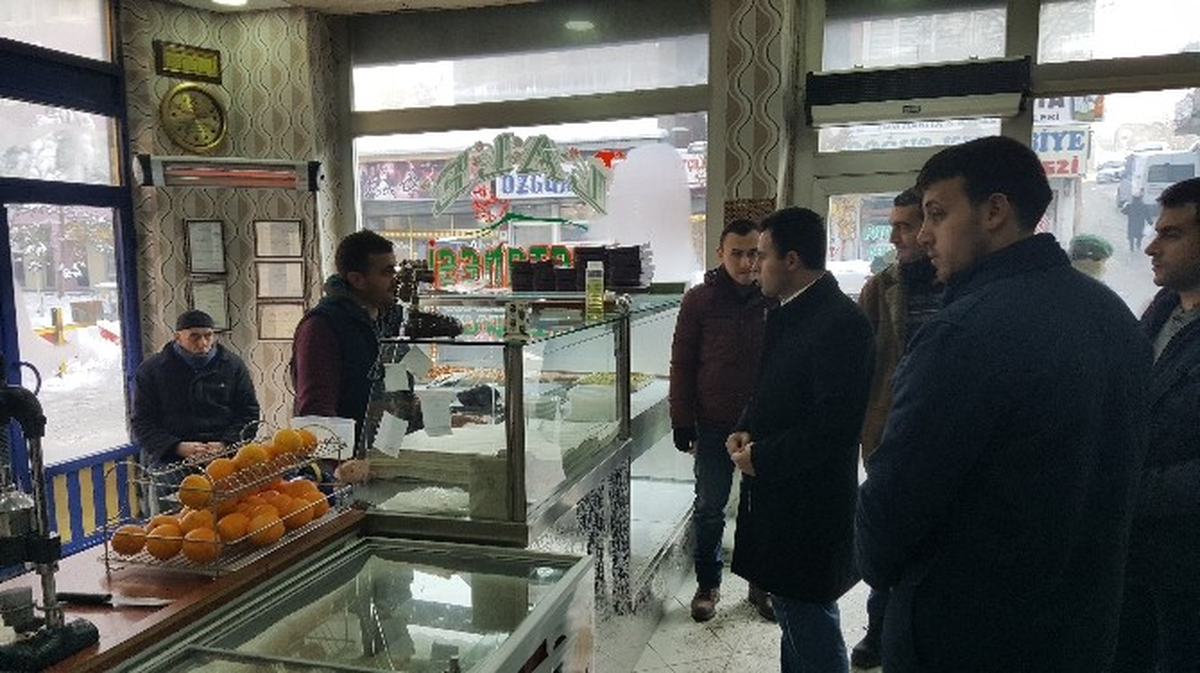Kaymakam Uzan\'dan Esnaf Ziyareti