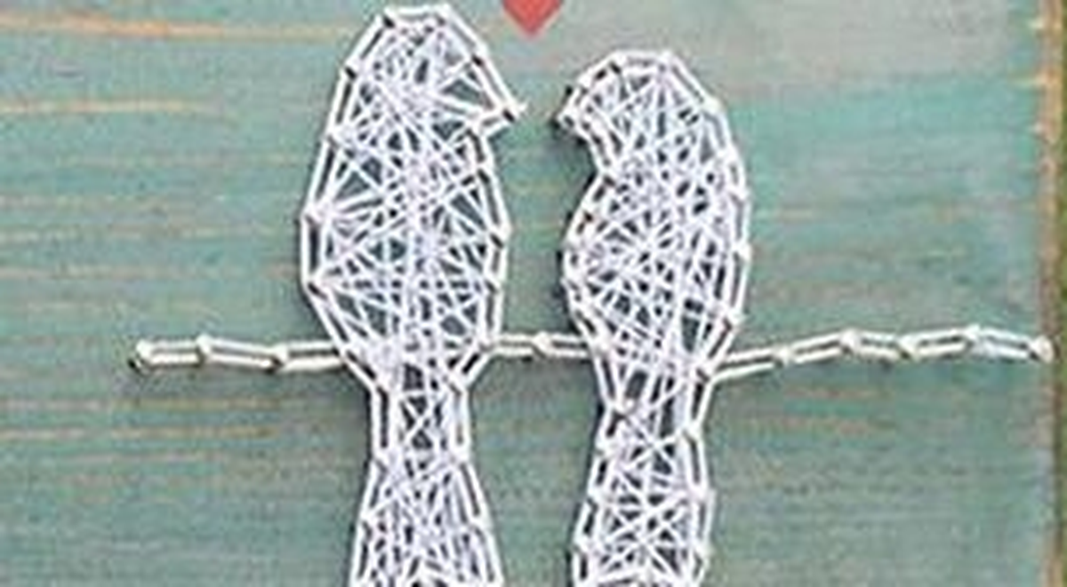 Masterpiece String Art - Kuşlar