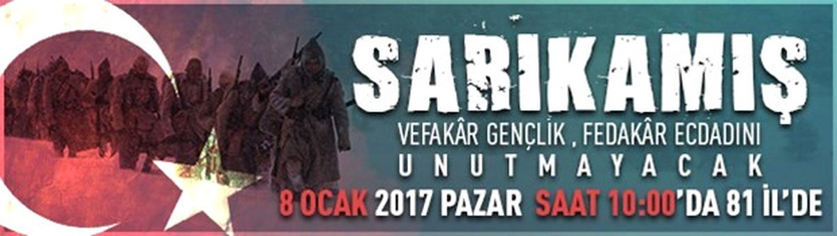 Sarıkamış Şehitleri Şanlıurfa\'da Anılacak