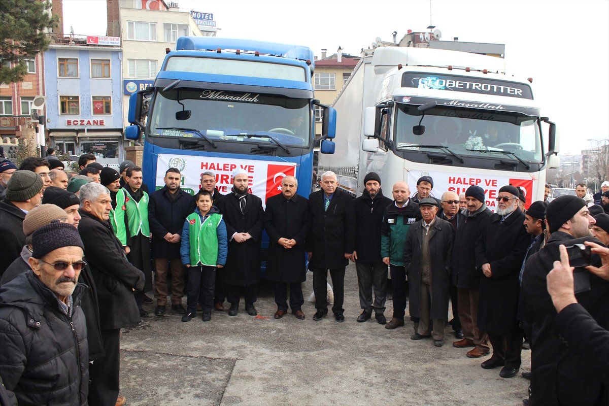 Tosya\'dan Halep\'e Yardım