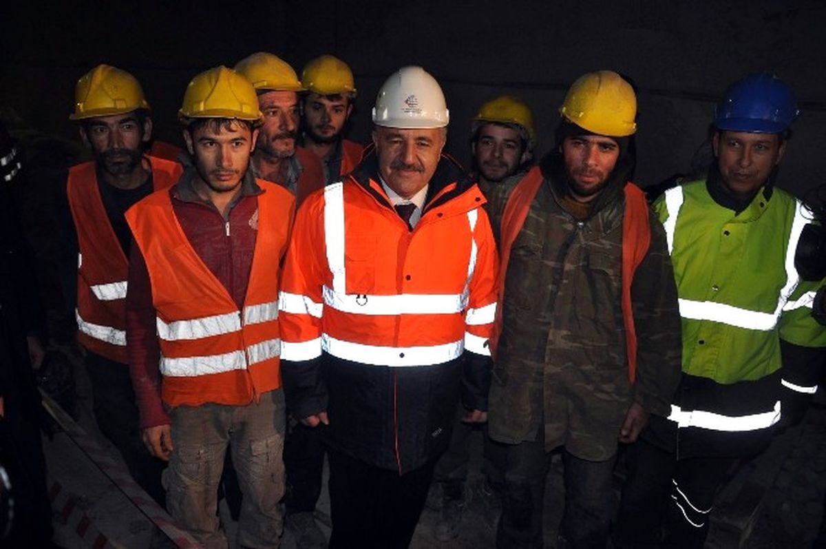 Bakan Arslan Sabuncubeli Tüneli\'ni İnceledi (2)