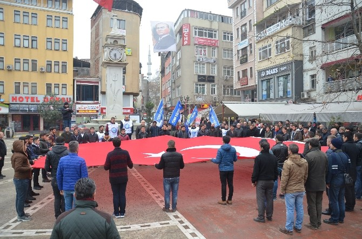 Fatsa\'da Türk Eğitim-Sen\'den Teröre Tepki