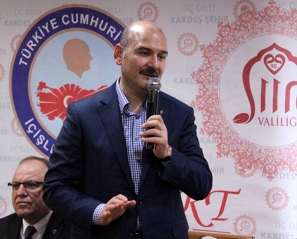İçişleri Bakanı Soylu, Siirt\'te