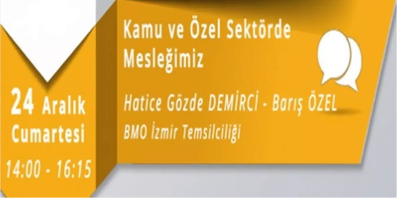 Kamu ve Özel Sektörde Mesleğimiz