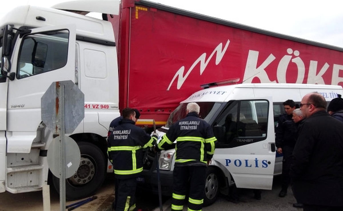Kırklareli\'ndeki Trafik Kazası