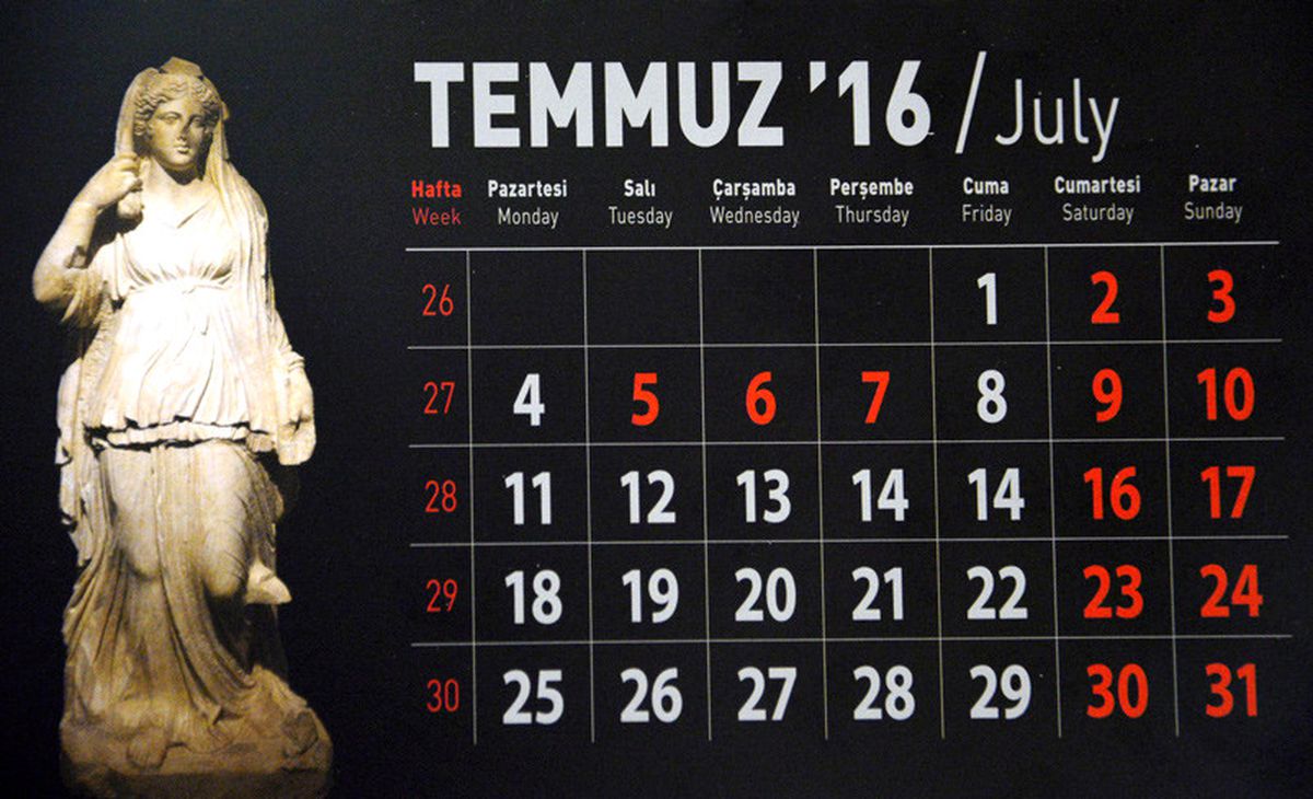 Köy Okulundan 15 Temmuz Temalı Takvim