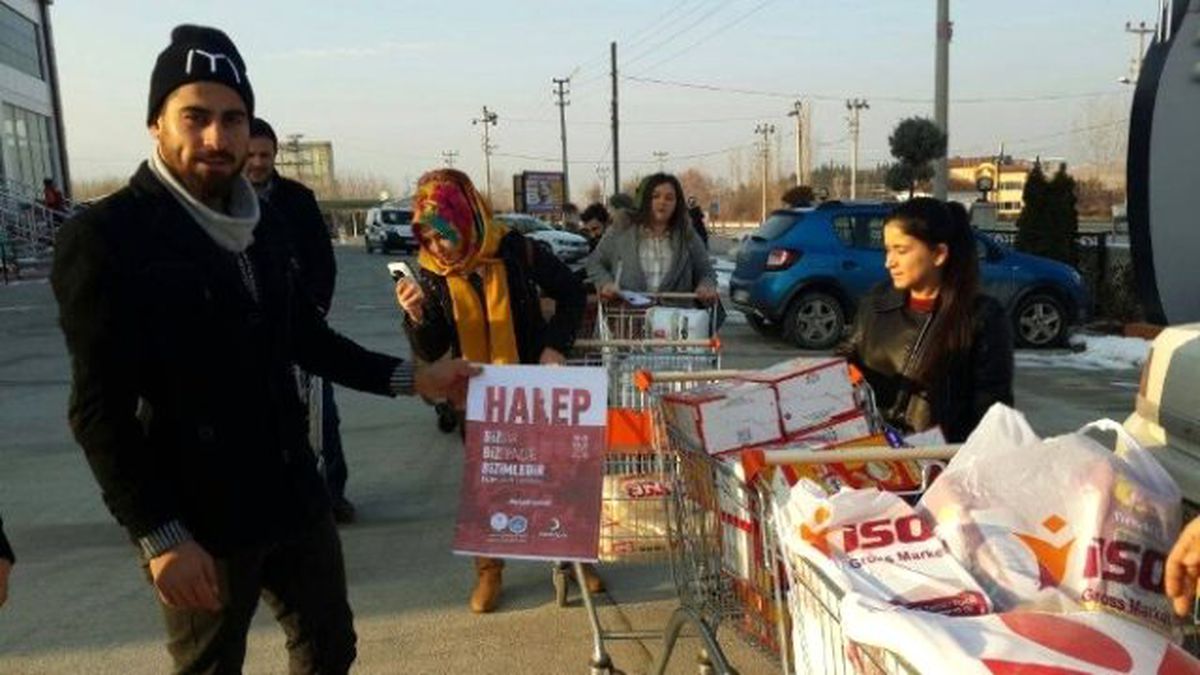 Kyk\'dan Halep Mağdurlarına Yardım