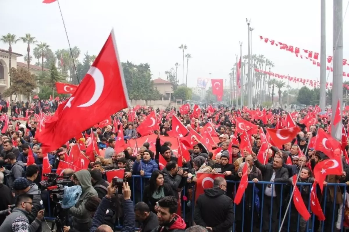 Mersin Teröre Karşı Tek Yürek Oldu