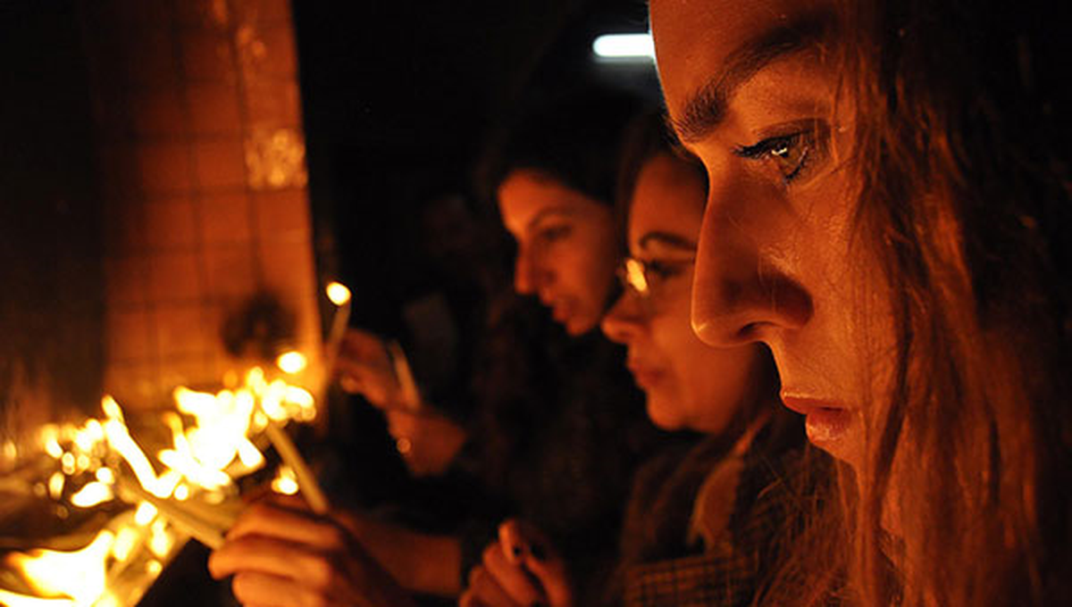 St. Antuan Kilisesi\'nde Noel Ayini Düzenlendi