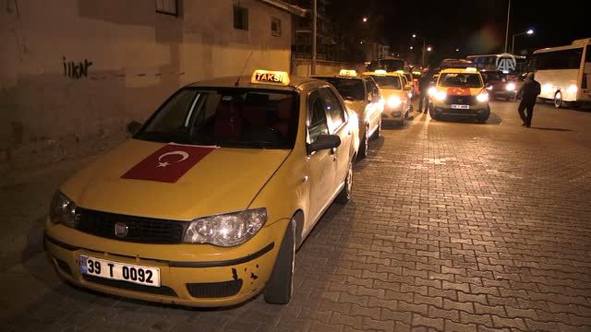 Taksici ve Dolmuşçulardan Terör Saldırılarına Tepki