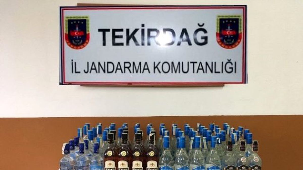 Tekirdağ\'da Kaçak İçki Operasyonu