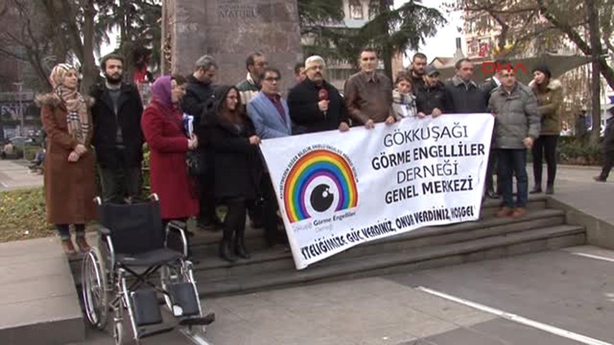 Trabzon\'da Engelliler Için Etkinlik Düzenlendi, Yaşadıkları Anlatılmaya Çalışıldı