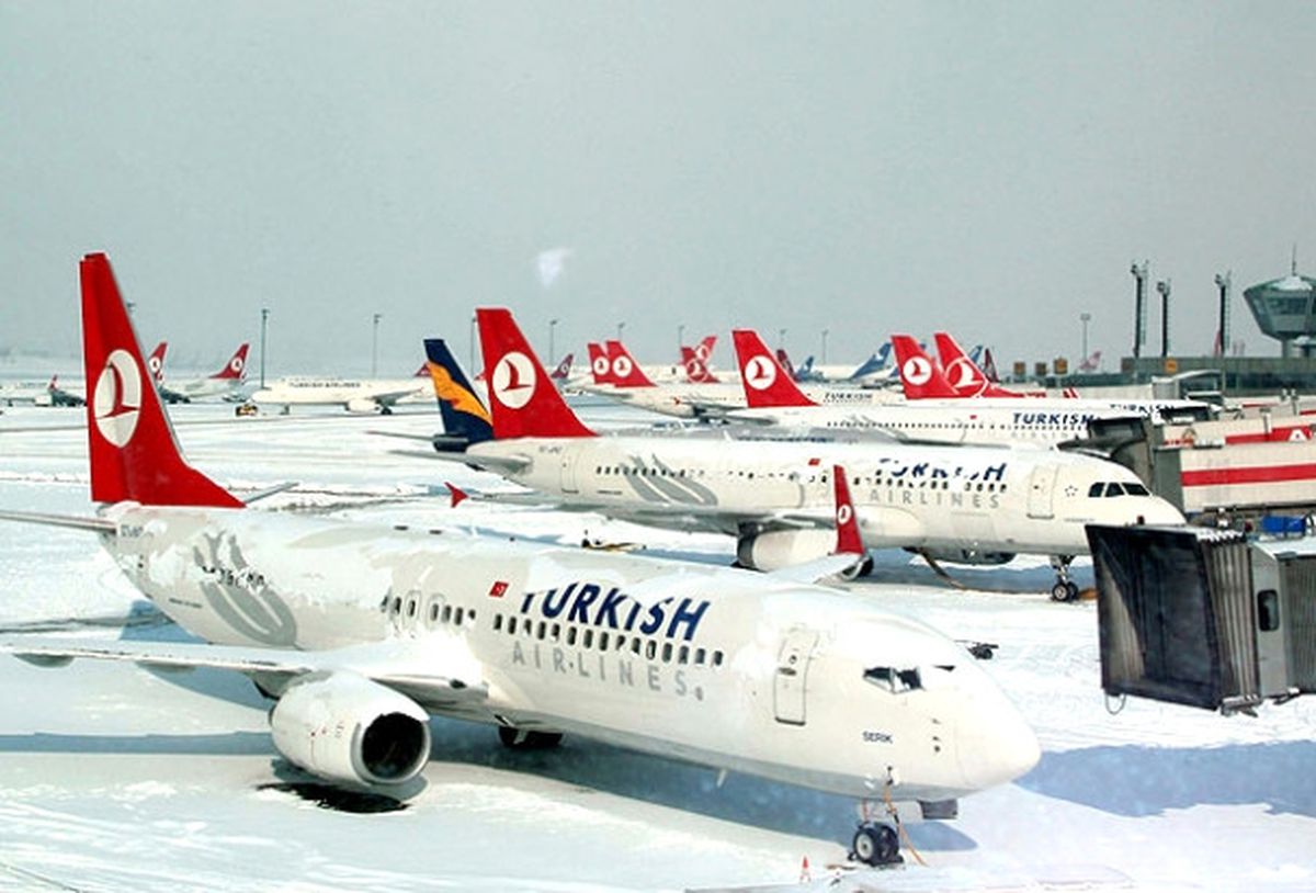 Van\'da Hava Ulaşımına Kar Engeli