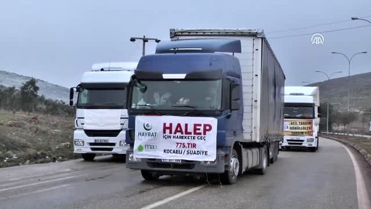 Adana\'dan Haleplilere Yardım