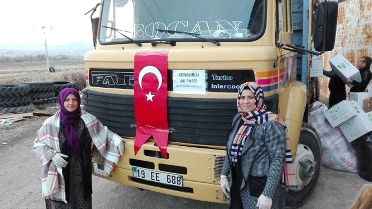 Ak Partili Kadınlardan Halep\'e Yardım