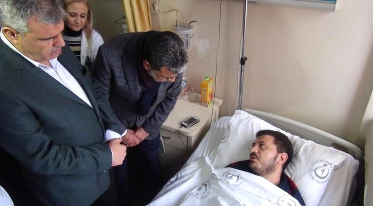 Başbakan Yardımcısı Kaynak, Suriyeli Yaralıları Ziyaret Etti (2)
