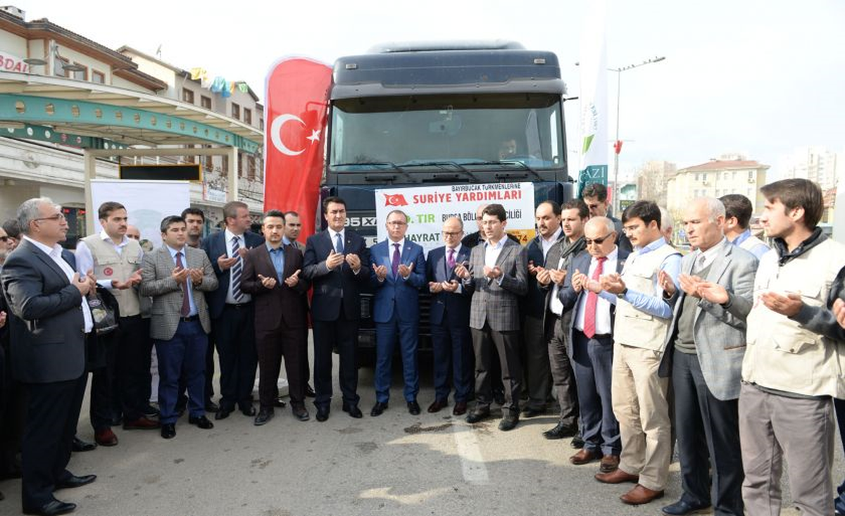 Bursa\'dan Halepli Sivillere Yardım