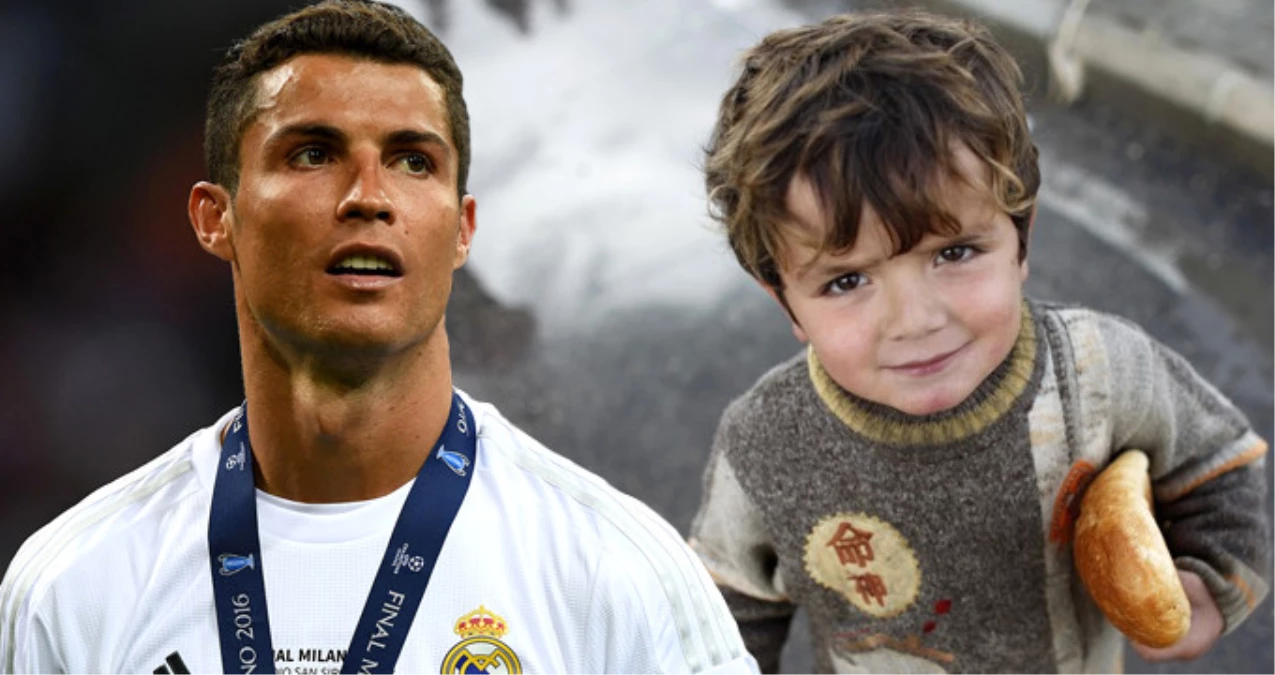 Cristiano Ronaldo\'dan Suriyeli Çocuklara: Gerçek Kahraman Sizlersiniz