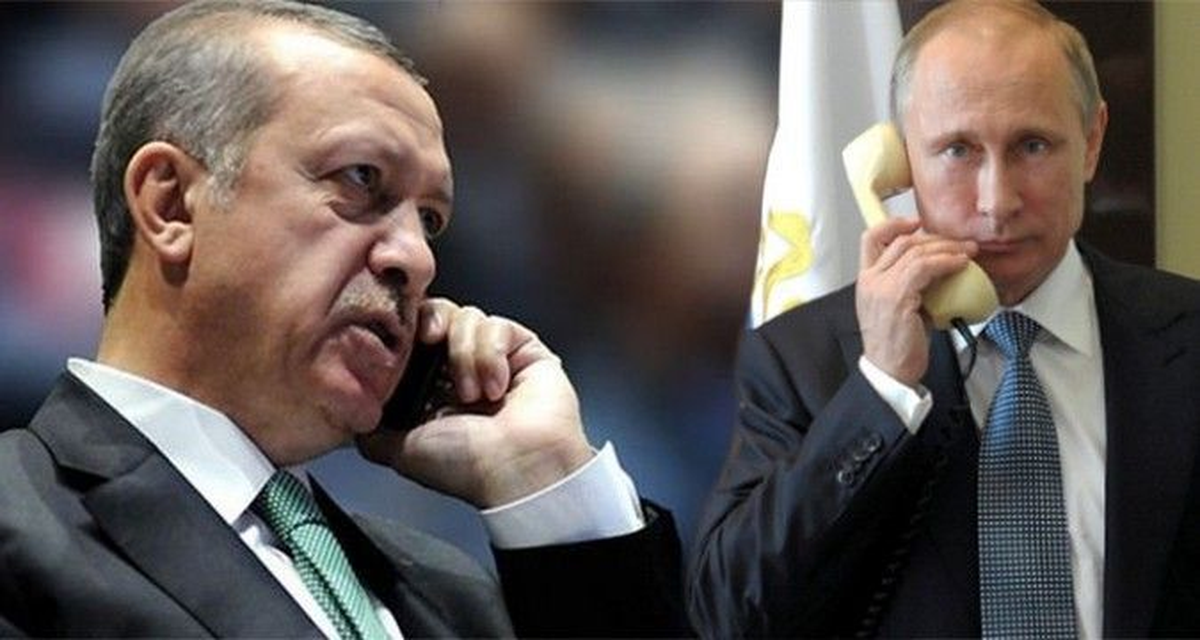 Cumhurbaşkanı Erdoğan\'dan Rusya Devlet Başkanı Putin\'e Suriye Telefonu