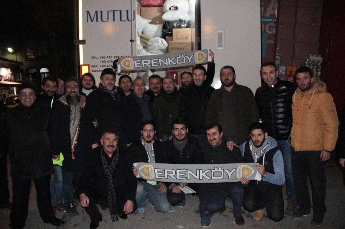 Erenköy\'den Halep\'e 6 Tır Yardım