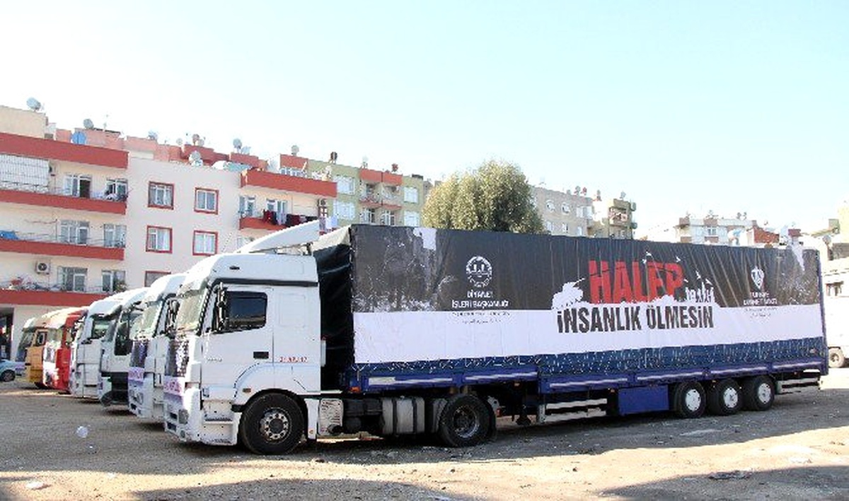 Halep\'te İnsanlık Ölmesin" Kampanyası
