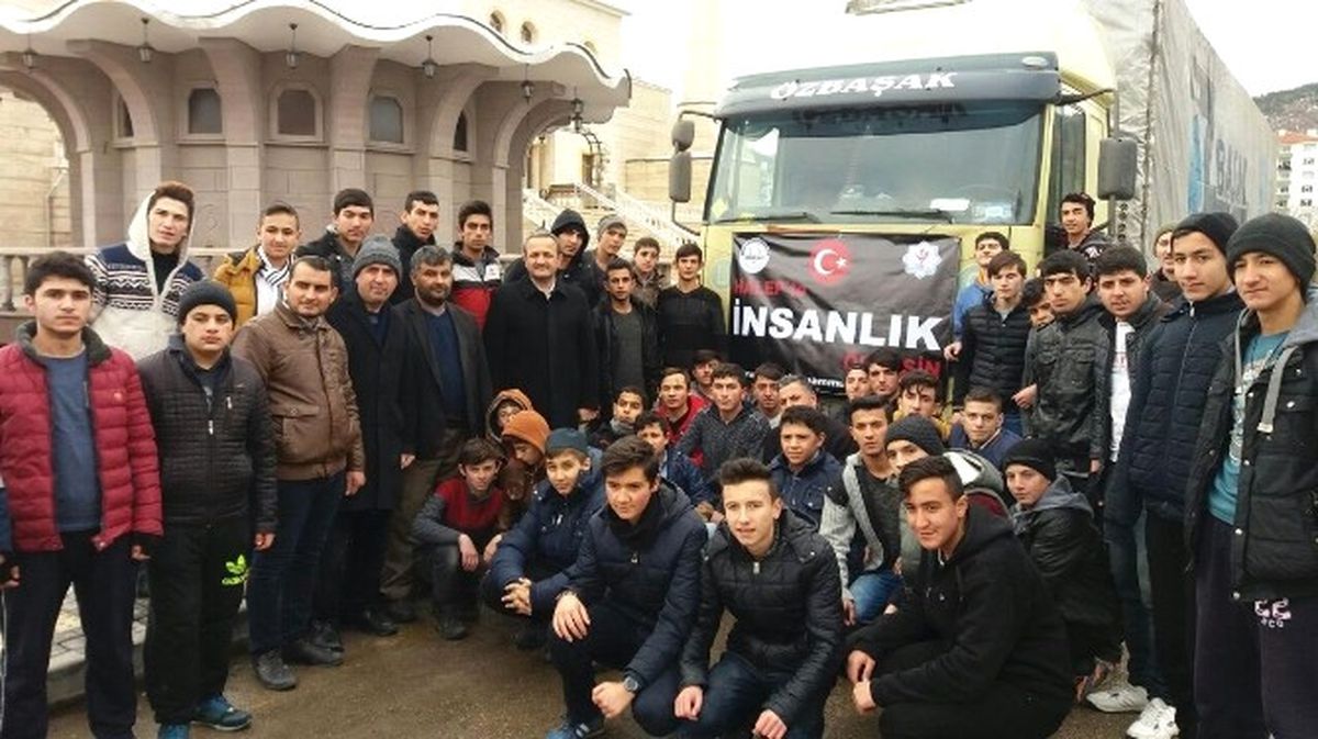 Kızılcahamam\'dan "Halep\'te İnsanlık Ölmesin" Yardımları Yola Çıktı