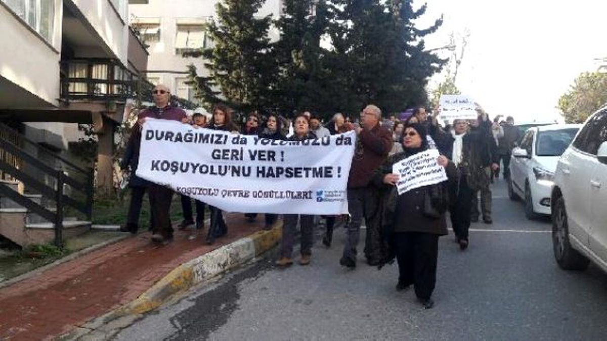 Koşuyolu Gönüllüleri\'nden Avrasya Tüneli Eylemi