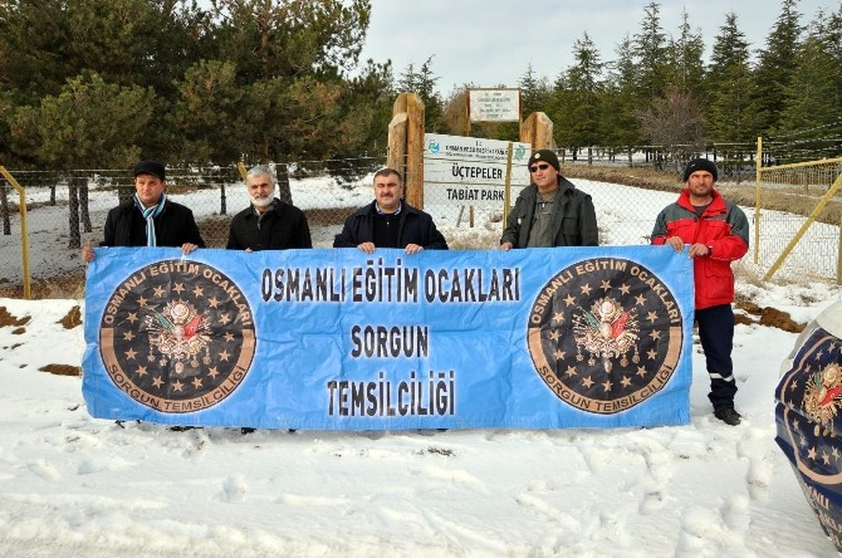 Sorgun\'da Yaban Hayvanları İçin Doğaya Yiyecek Bırakıldı