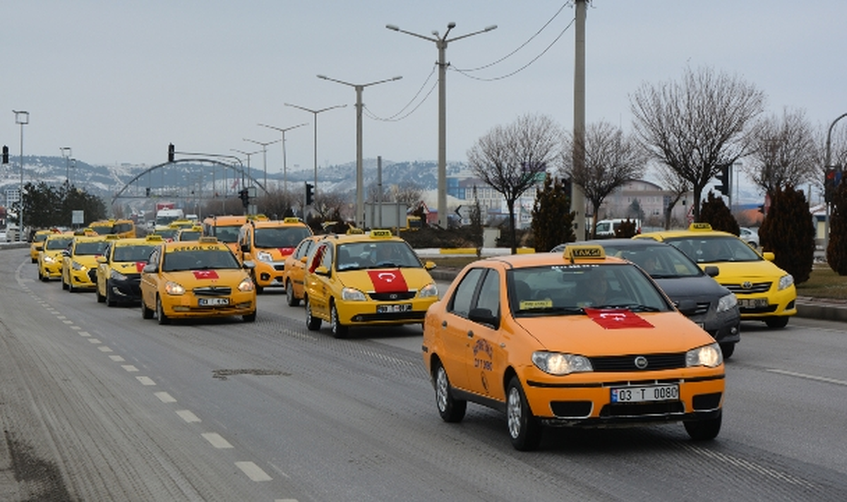 Taksicilerden Terör Saldırılarına Tepki