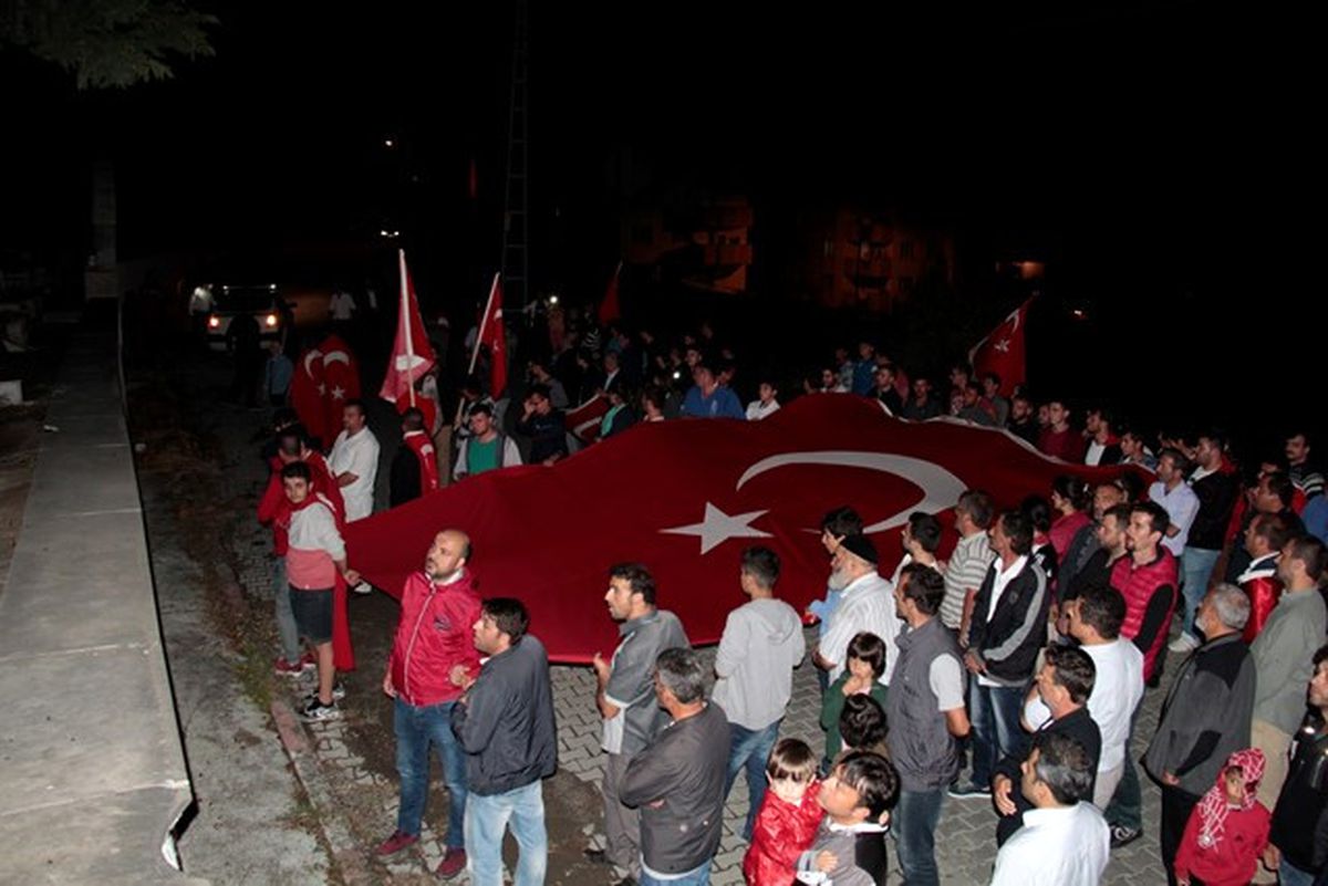 Taşköprü\'de Terör Olayları Protesto Edildi
