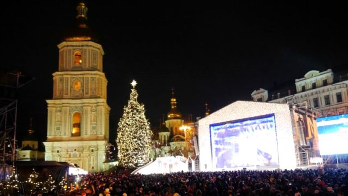 Ukrayna\'da Noel Kutlamaları