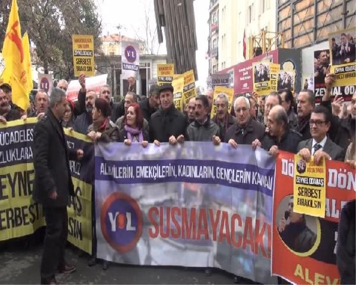 Yol Tv Kararı ve Cemevi Başkanı Odabaş\'ın Gözaltına Alınması Protesto Edildi