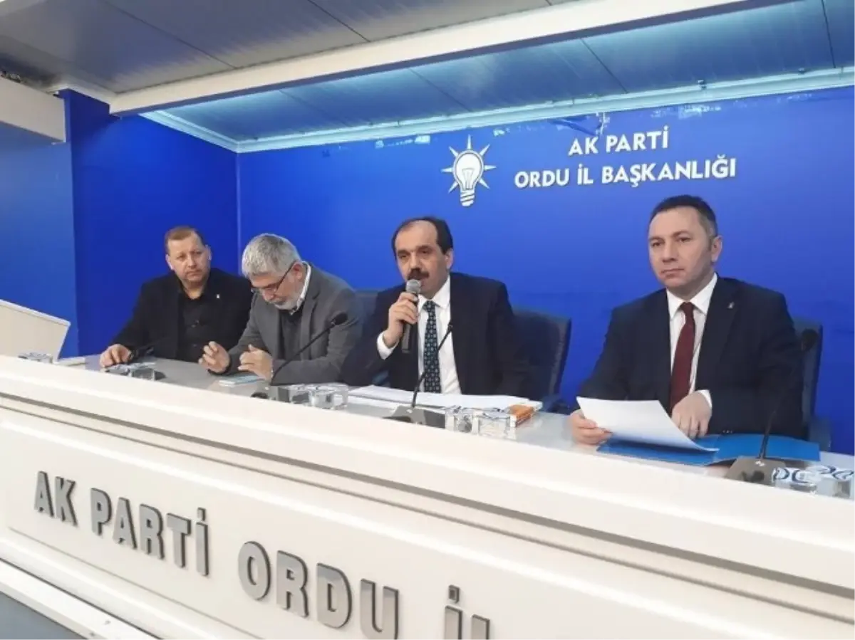 AK Parti Trabzon Milletvekili Balta Ordu\'da Belediye Meclis Üyelerine Seslendi