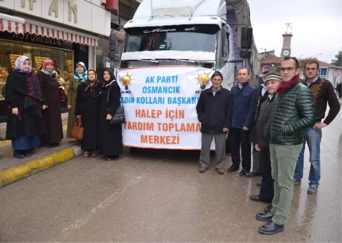 Ak Partili Kadınlardan Halep\'e Yardım