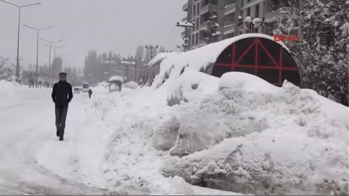 Bitlis\'te 210 Köy Yolu Ulaşıma Kapandı, Eğitime Ara Verildi