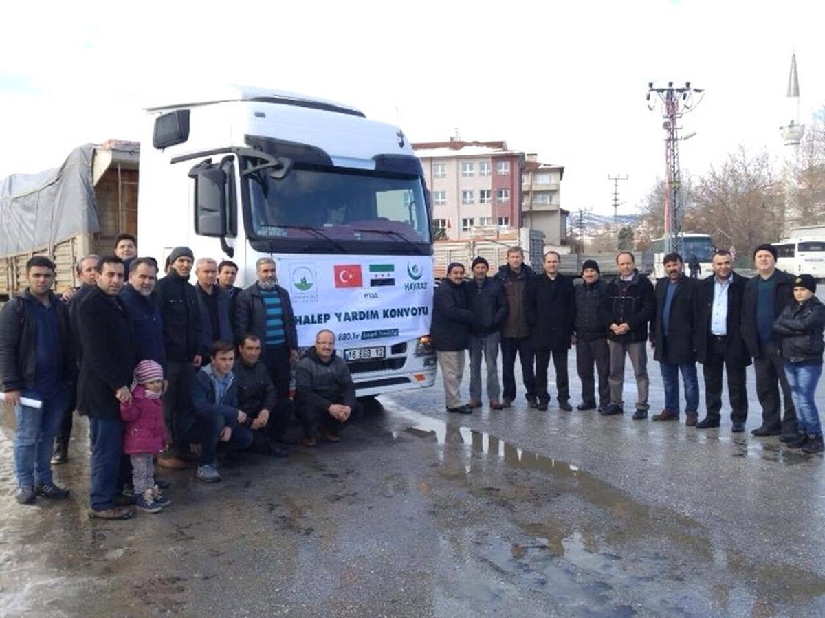 Bozüyük\'ten Halep\'e Kömür Yardımı Yola Çıktı