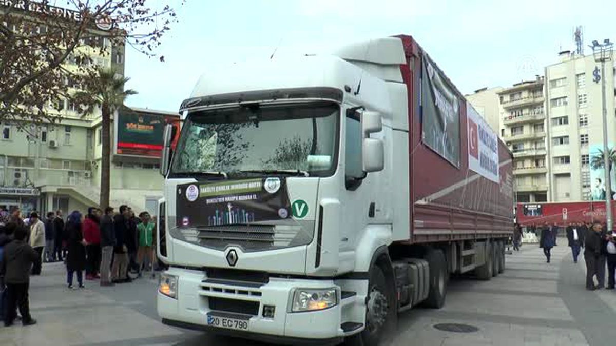 Çorum\'da Öğrencilerden Haleplilere Yardım