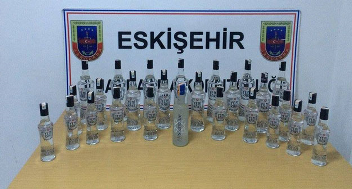 Eskişehir\'de Kaçak İçki Operasyonu