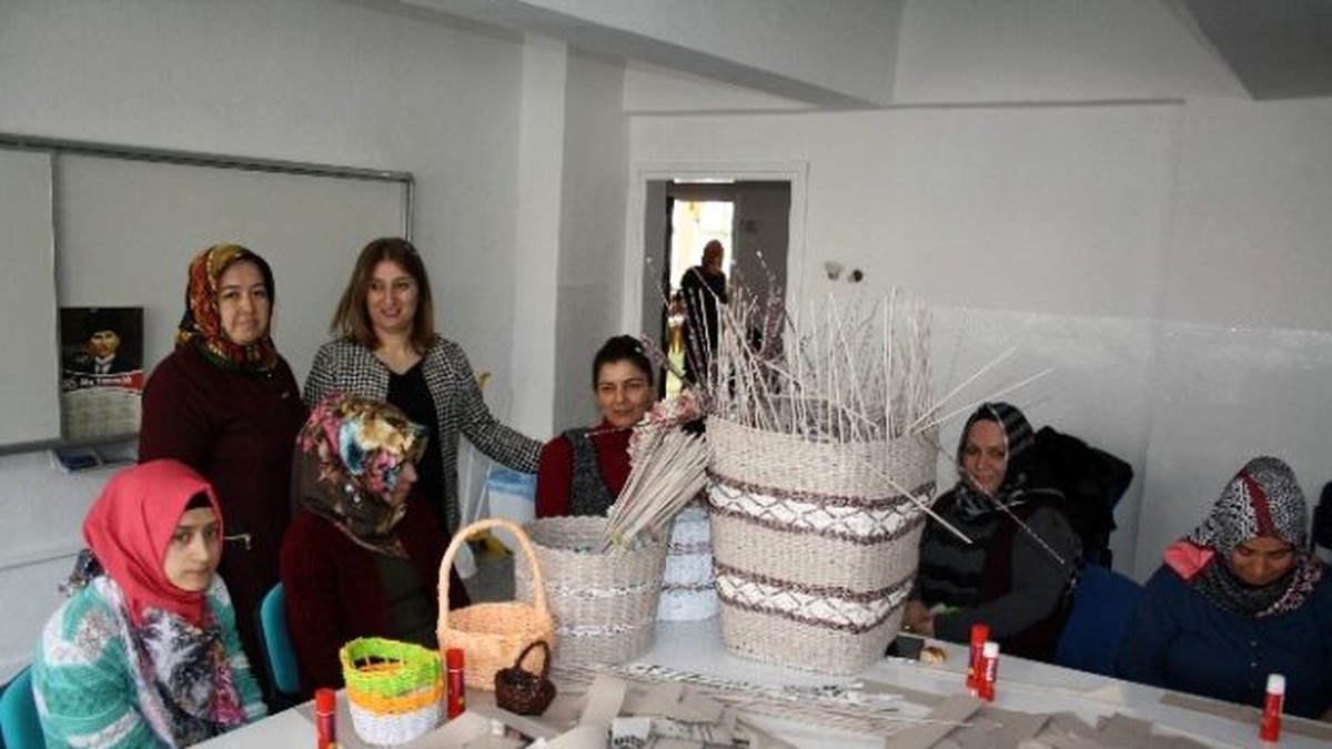 Geleneksel El Sanatları Kursları İlgi Görüyor
