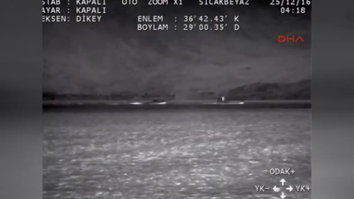 Muğla Sac Tekne Ile Umuda Yolculuk...148 Göçmenin Bulunduğu Sac Tekneye Sahil Güvenlik\'ten Nefes...