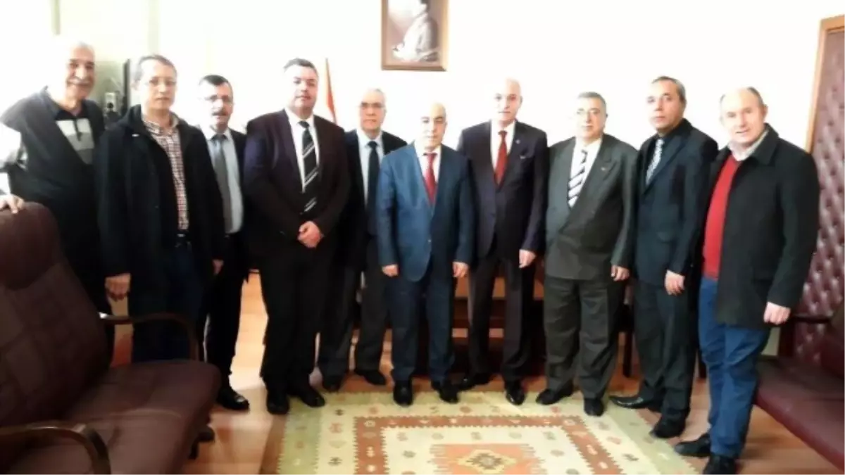 Oda ve Kooperatif Başkanlarından Kaymakam Çelenkoğlu\'na Ziyaret